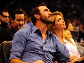 Nude photos of what appears to be Justin Verlander and Kate Upton have been leaked online. (REUTERS)