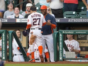 The Astros fired manager Bo Porter (right) along with bench coach Dave Trembley on Monday after the team went 59-79. (Jerome Miron/USA TODAY Sports)
