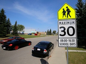 Edmonton's new 30/kmh school zones may not enhance safety, but they can't hurt. (EDMONTON SUN/File)