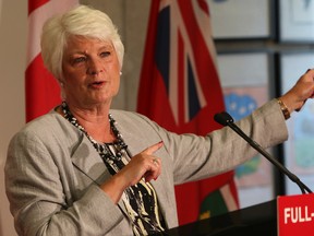 Minister of Education Liz Sandals at Our Lady of Lordes Catholic School in Toronto on Tuesday, Sept. 2, 2014. (Dave Thomas/Toronto Sun)