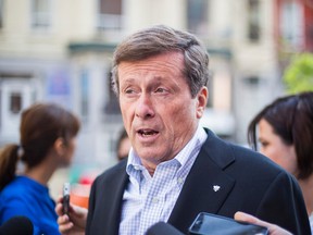 Mayoral candidate John Tory (ERNEST DOROSZUK, Toronto Sun)