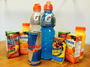 Dentists are seeing serious tooth problems at young ages and sports and energy drink consumption may be the cause. The Ontario Dental Association recently cautioned parents and kids about these beverages. Errol McGihon/Ottawa Sun