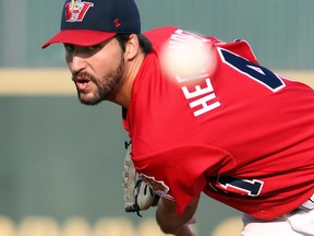 Nick Hernandez was the pitcher of the year in the American Association and will take the mound in Game 3 for the Goldeyes.