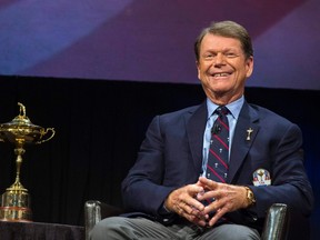 Ryder Cup team U.S. captain Tom Watson announces his three picks to add to this year's squad in New York, Sept. 2, 2014. (LUCAS JACKSON/Reuters)