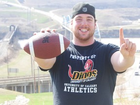 The Hamilton Tiger-Cats drafted Linden Gaydosh first overall in the 2013 draft. (QMI AGENCY)