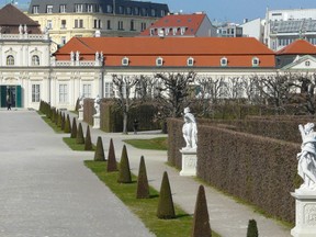 The Lower Belvedere, also a museum now (where a Congress of Vienna exhibition will be held in 2015), and the formal garden that links it to the Upper Belvedere. (JOHN MASTERS/HORIZON WRITERS' GROUP)