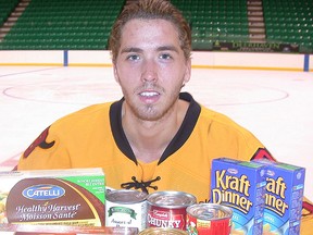 Bulls goalie Charlie Graham and his teammates are part of the OHL's Project Shutout Hunger. (PAUL SVOBODA/The Intelligencer0