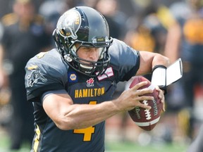 Hamilton Tiger-Cats quarterback Zach Collaros. (Reuters)