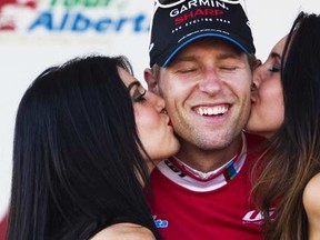 Canadian cyclist Ryder Hesjedal has been accused of bike doping. (REUTERS)