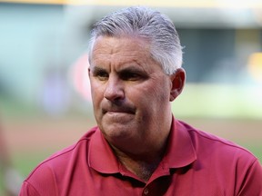 The Diamondbacks fired general manager Kevin Towers on Friday, with less than a month left in the season. (Christian Petersen/Getty Images/AFP)