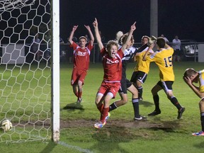 The thrill of victory, the agony of defeat. CHRIS ABBOTT/TILLSONBURG NEWS