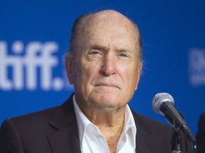 Cast member Robert Duvall attends a news conference promoting the film "The Judge" at the Toronto International Film Festival (TIFF) September 5, 2014. REUTERS/Fred Thornhill