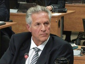 Tony Accurso during his testimony at the Charbonneau commission, September 5, 2014.(TVA screengrab)