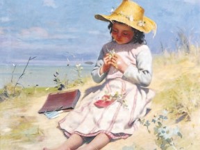 The Young Botanist, 1890, is one of Paul Peel?s most famous paintings