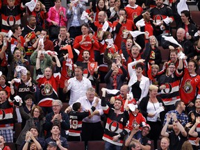 For 10 games this season, fans in section 319 will be encouraged stand, scream and 'discourage' the opposition. (Ottawa Sun File)