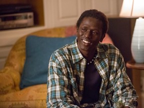 Emmanuel Jal as Paul in the drama “The Good Lie,” a presentation of Alcon Entertainment, Imagine Entertainment and Black Label Media, a Warner Bros. Pictures release. (Photo by Bob Mahoney)
