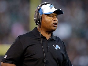 Jim Caldwell's calm demeanour won't mean much if the new Detroit Lions coach can't get QB Matthew Stafford to rebound in 2014. (AFP)