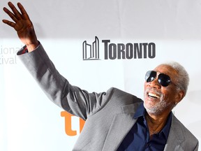 Morgan Freeman on the red carpet for movie Alex and Ruth at Roy Thompson Hall in Toronto during TIFF 2014 on Friday September 5, 2014. Dave Abel/Toronto Sun/QMI Agency