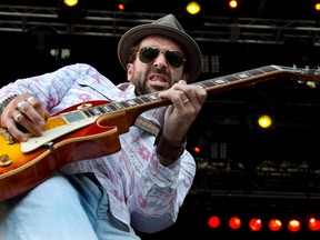 Guitarist John-Angus MacDonald of The Trews, who perform at the Western Fair on Monday, credits the band?s continuing success to their collaborative approach to writing songs and the fact ?there?s a lot of family involved.? (DEREK RUTTAN, The London Free Press)