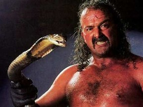Legendary wrestler Jake 'The Snake' Roberts is battling cancer. (Handout)