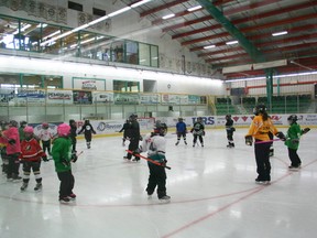 Drayton Valley Ringette started its conditioning camp last week at the Omniplex at the end of which players will be graded and put into different teams to start the season.