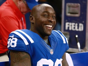 Indianapolis Colts linebacker Robert Mathis reportedly tore his Achilles during a workout last week. (USA TODAY SPORTS)