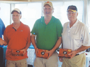 The Southport Golf Course held its Men’s League windup scramble on Sept.6. The winning team was Ken McCulley, Tom Brown, and Steve McCorrister with a 74. (Submitted photo)
