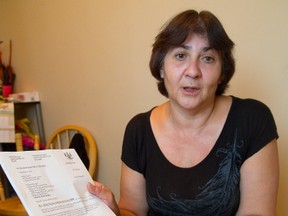 Helen Tucker of London is trying get OHIP to cover a foreign operation for a story by Jonathan Sher in London, Ont. on Tuesday September 9, 2014. (MIKE HENSEN, The London Free Press)