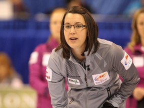 Val Sweeting got a $10,000 boost via a FACE grant just as she was preparing to take part in the HDF Insurance Shootout at the Saville this weekend, widely seen as the kickoff to the competitive curling season. (Kevin King, QMI Agency)