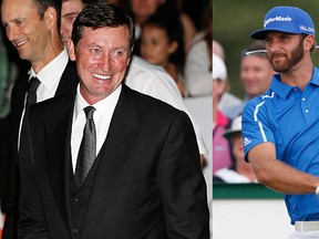 Wayne Gretzky is offering his support to his trouble future son-in-law PGA golfer Dustin Johnson. (REUTERS)