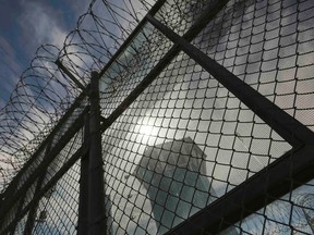A guard tower is shown at Corcoran State Prison in Corcoran, California in this file photo from October 1, 2013. (REUTERS/Robert Galbraith/Files)