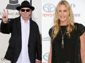 Neil Young and Daryl Hannah. (Reuters file photo)