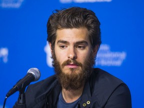 Andrew Garfield during the presser for the movies - 99 Homes - during the Toronto International Film Festival in Toronto on Tuesday September 9, 2014. (Ernest Doroszuk/QMI Agency)