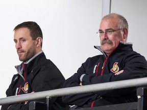 Jason Smith (left) and head coach Paul MacLean. (Ottawa Sun Files)