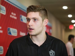 Leon Draisaitl, shown at the NHL draft combine last spring in Toronto, spent the summer working with Oilers training staff in preparation for pre-season camp. (Ernest Doroszuk/QMI Agency)