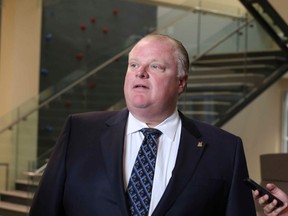 Mayor Rob Ford on Friday, Sept. 5, 2014. (Veronica Henri/Toronto Sun)