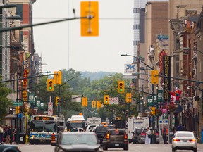 Dundas St. in London. (Free Press file photo)