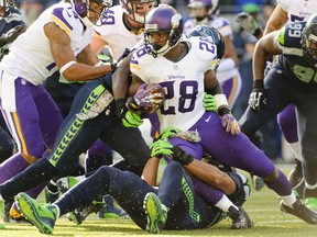 Minnesota Vikings running back Adrian Peterson. (USA Today Sports)