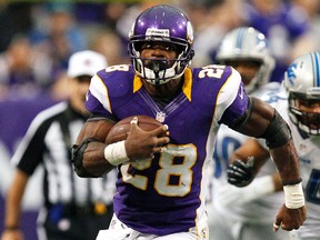 Minnesota Vikings running back Adrian Peterson has reportedly been indicted in a child injury case. (Reuters)