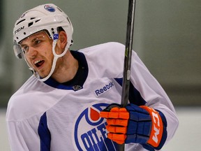 Edmonton Oilers prospect Leon Draisaitl, during practice at the 2014 Young Stars Classic Tournament in Penticton, B.C. on Friday September 12, 2014. Al Charest/Calgary Sun