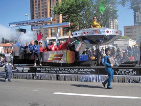 The USS Vulcan, pictured here in a file photo at this year's Calgary Stampede Parade, needs adequate storage for the winter.