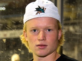 Julius Bergman, 18, has been with San Jose since Wednesday, but won?t play this weekend (File photo)