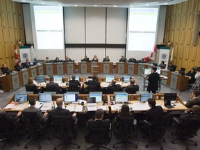 London city council chambers. (Free Press file photo)