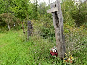The area along Stafford Line where the bodies of eight bikers were left in cars after being murdered in April of 2006.
MORRIS LAMONT / THE LONDON FREE PRESS / QMI AGENCY
