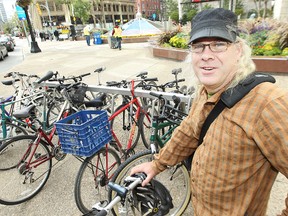 Mark Cohoe, executive director of Bike Winnipeg, seen on Thu., Sept. 11, 2014. (SUN FILE PHOTO)