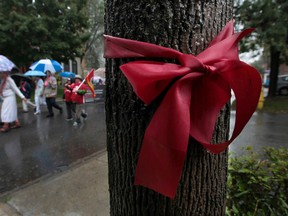 The 25th Annual AIDS Walk took place in Ottawa Saturday Sept 13,  2014. This fundraising event benefits seven local charities that provide support for those affected by HIV/AIDS.  
Tony Caldwell/Ottawa Sun/QMI Agency