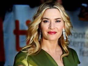 Kate Winslet arrives for the premiere of "A Little Chaos" during the Toronto International Film Festival in Toronto on September 13, 2014. (Craig Robertson/QMI Agency)