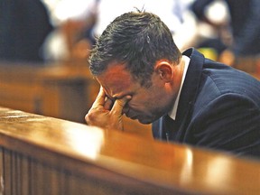 Olympic and Paralympic track star Oscar Pistorius was convicted of culpable homicide on Friday, part of a terrible week in sports. (REUTERS)