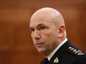 "This summer witnessed a tragedy that was felt by residents of Moncton, Canadians across this country and every member of the force. This summer also saw those same people unite to help rebuild and strengthen our communities," said RCMP Commissioner Bob Paulson.  REUTERS FILE/Chris Wattie