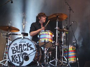 The Black Keys' Patrick Carney is seen performing at this year's Glastonbury Festival in the U.K. (WENN.COM)